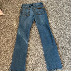 Wrangler Blue Boot Cut Jeans Classic Style
